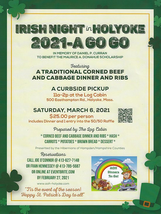 AOH Irish Dinner