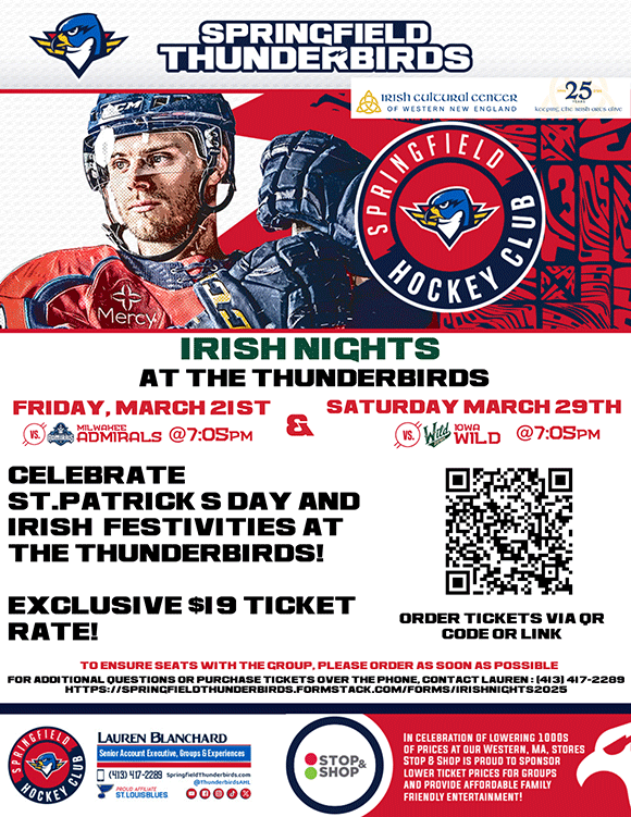 Springfield Thunderbirds Irish Nights